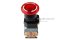 [E] สวิตช์ปุ่มกด หยุดฉุกเฉิน ปุ่มสีแดง พร้อมไฟสถานะ 220 V LA167-D8-11ZS ขนาด 22 mm รุ่น 2NC